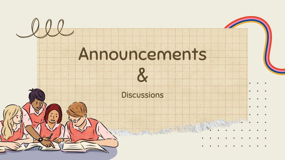 Announcements